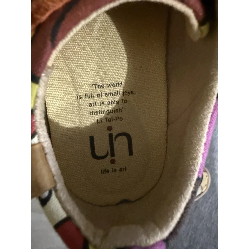 UIN Kids Toddler Cola Cola Vibrant Casual Slip On Shoes Sz 6.5